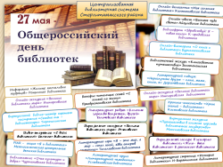 Афиша мероприятий на День библиотек