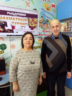 Рыцарский шашечно-шахматный турнир в Рощинской библиотеке